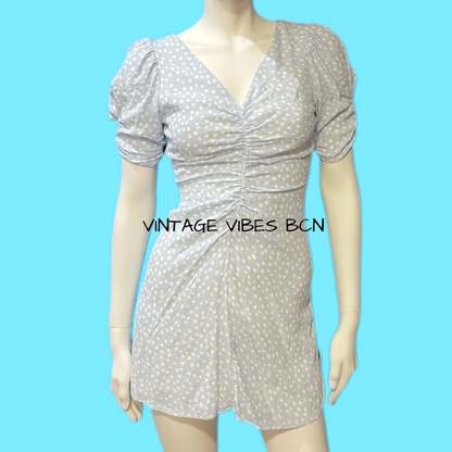 Vestido vintage lunares ZARA