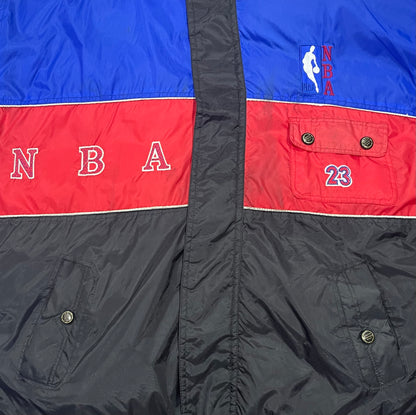 Chaqueta vintage acolchada y reversible NBA 23